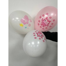 Lateksa balons ar zīmejumu, Pūce, (30 cm)