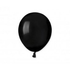 Lateksa balons, Pastel Black, (13 cm)