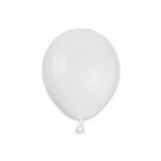 Lateksa balons, Pastel White, (13 cm)