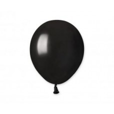 Lateksa balons, Metallic Black, (13 cm)