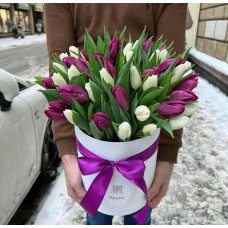 Букет цветов N3, (48 тюльпан)