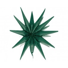 Звезда 3D, Зелённый, (50 см)