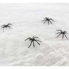 Helovīna zirnekļa tīkls, Balts, (20 g)
