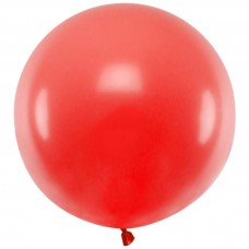 Lateksa balons, Pastel Red, (60 м)