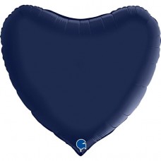 Sirds, Satin, Blue Navy, (91 cm)