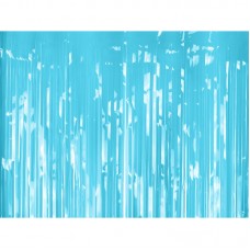 Dekoratīvie aizkari, Zils, (PartyDeco), (100x200 cm)