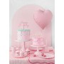 Топпер, Happy Birthday, Розовый, (18 cм)