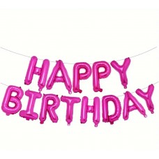 Balonu virtene, Happy birthday, Aveņu, (300 cm)