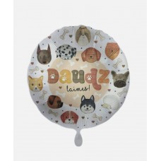 Aplis, Daudz laimes, Ar suņiem, (43 cm)