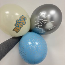 Lateksa balons ar zīmejumu, Boy, (30 cm)