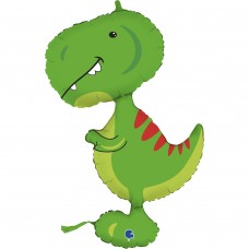 Dinozaurs, Zaļa, Zobains, (97 cm)