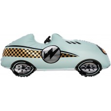Sacīkšu auto, Gaiši zila, (109 cm)