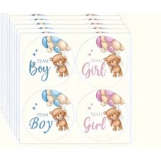 Наклейка, Boy un Girl, 10 шт