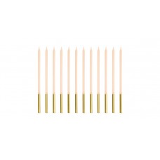 Sveces, Persiku krāsa, 12 gb. (14 cm)