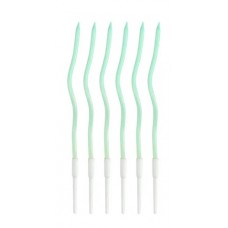 Sveces viļņainas, Pērļu tīfani, 6 gab, (15cm)