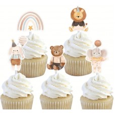 Топпер, Нежный микс, 25 шт, (6 cм)