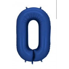 Cipars 0, Matēts tumši zils, (86 cm)