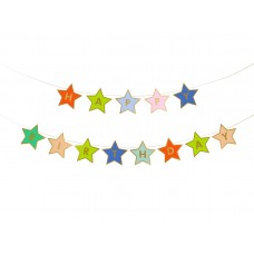 Virtene, Zvaigznes, Happy Birthday, (260 cm)