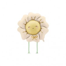 Цветок светло-бежевый, (104х104 см)