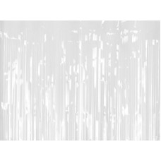 Dekoratīvie aizkari, Balts, (PartyDeco), (100x200 cm)