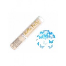 Хлопушка, Boy or Girl, Голубые бабочки, (20 см)