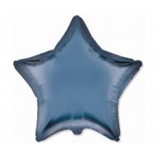 Звезда, Матовый стальной синий, (46 см)