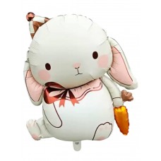 Кролик с морковкой, (80х70 см)