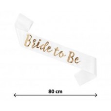 Лента, Bride to Be, 1 шт, (80 см)