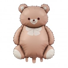 Brūns lācītis ar bantīti, (90 cm)