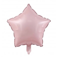 Zvaigzne, Gaiši Rozā, Satins, (46 cm)