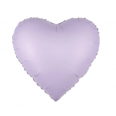 Сердце, Satin Lilac, (76cm)