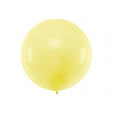 Lateksa balons, Pasteļa gaiši dzeltens, (1 m)