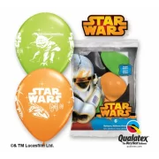 Lateksa balons ar zīmejumu, Star Wars, Daudzkrāsains. (30 cm)