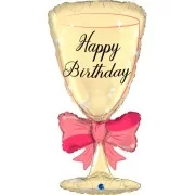 Bokals, Happy Birthday, (91 cm)
