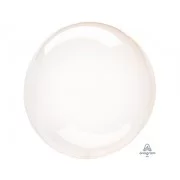 Caurspīdīga balons, Вezkrāsains, (40 cm)